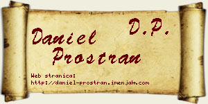 Daniel Prostran vizit kartica